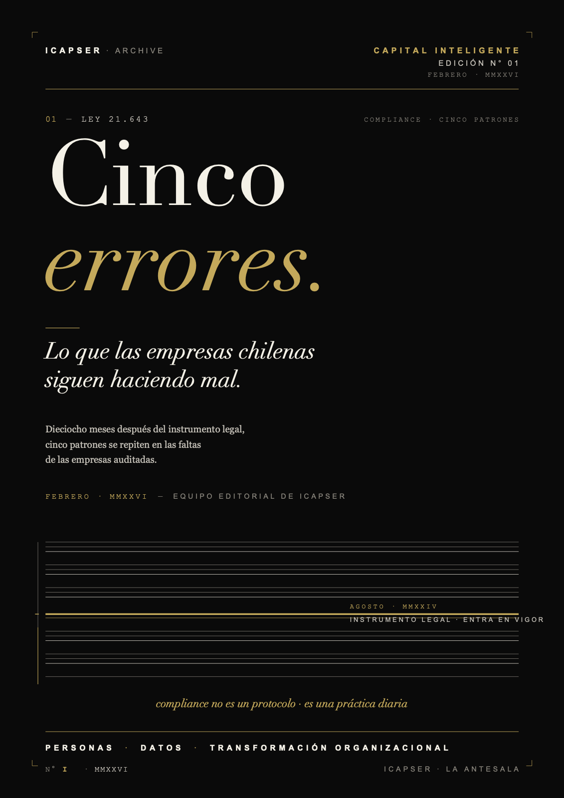 Capital Inteligente · Edición N° 01